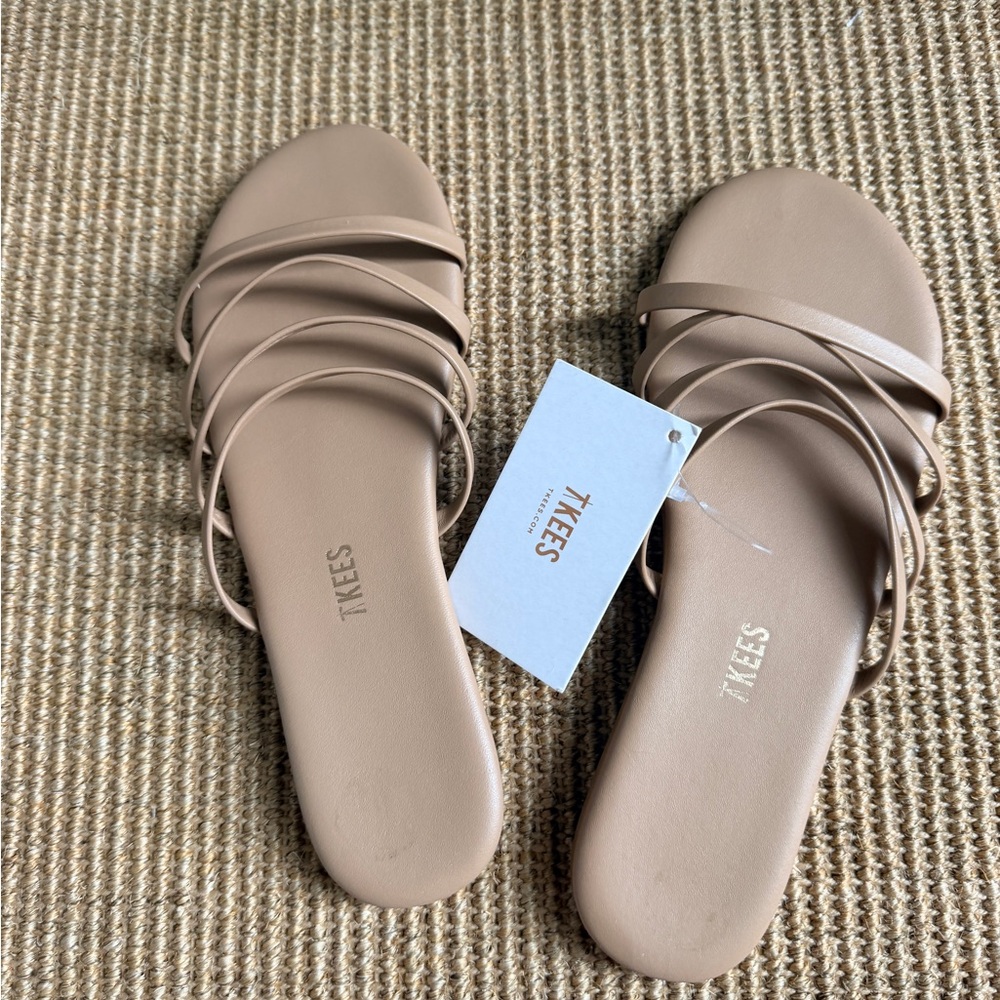 TKEES Women's Strappy Tan Sandals